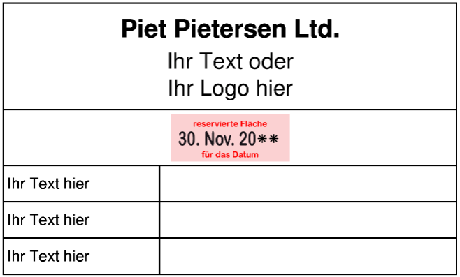 Vorlage wählen: 7667