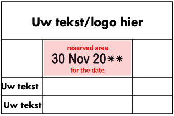 Date stamps   – Buy online with text and logo  Date stamps   – Buy online with text and logo