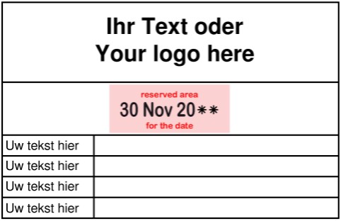 Accounting Stamps   – Design and order yourself with templates  Accounting Stamps   – Design and order yourself with templates