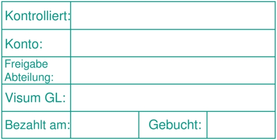 Kontierungsstempel
