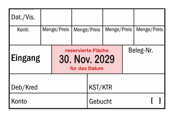 Boekhoudstempels – Met datum Boekhoudstempels – Met datum
