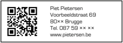 Veel stempelsjablonen