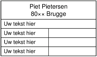 Sjabloon kiezen: 1182