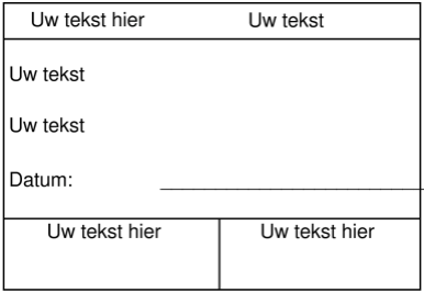 Sjabloon kiezen: 5124