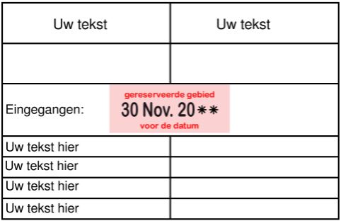 Sjabloon kiezen: 5159