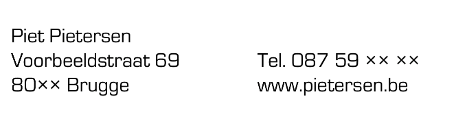 Sjabloon kiezen: 7653